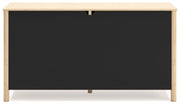 Cabinella Full Platform Panel Bed with Dresser and 2 Nightstands in Tan - PKG017227