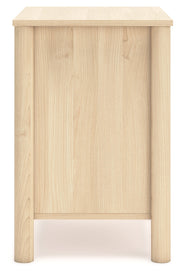 Cabinella Queen Panel Headboard with Dresser, Chest and Nightstand in Tan - PKG017288