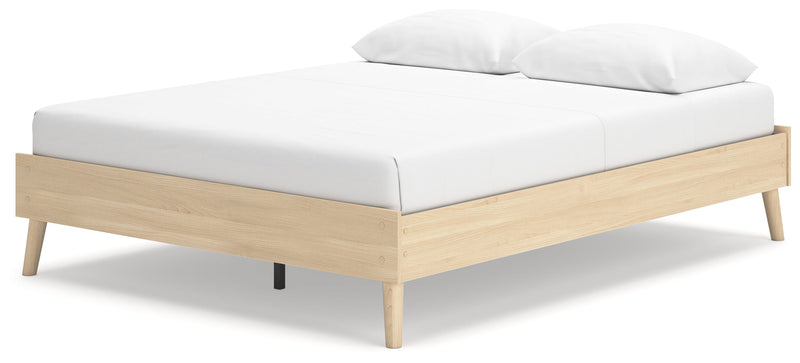 Cabinella Tan Queen Platform Bed - EB2444-113
