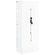 Cabra 4-door LED Curio Display Cabinet White High Gloss - 950397