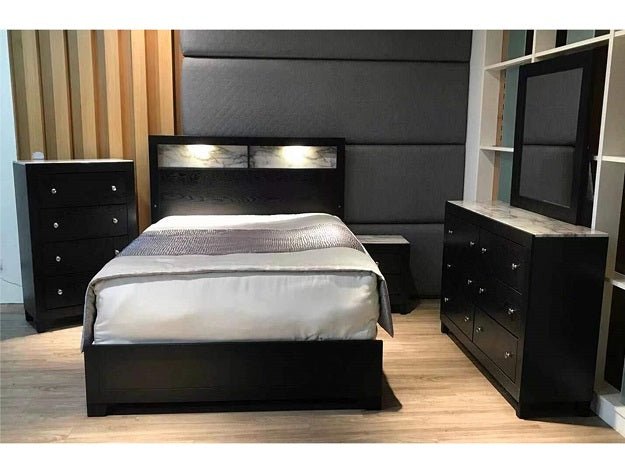 Cadence Black LED Panel Bedroom Set - DMV FurnitureBedroom Set