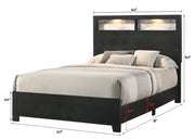 Cadence Black LED Panel Bedroom Set - DMV FurnitureBedroom Set