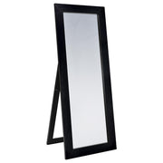 Cadence Tempered Glass Full Length Standing Mirror Black Oak - 961653