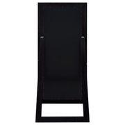 Cadence Tempered Glass Full Length Standing Mirror Black Oak - 961653