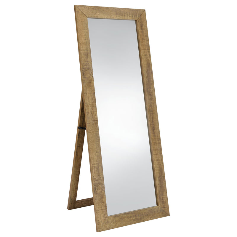 Cadence Tempered Glass Full Length Standing Mirror Mango - 961654