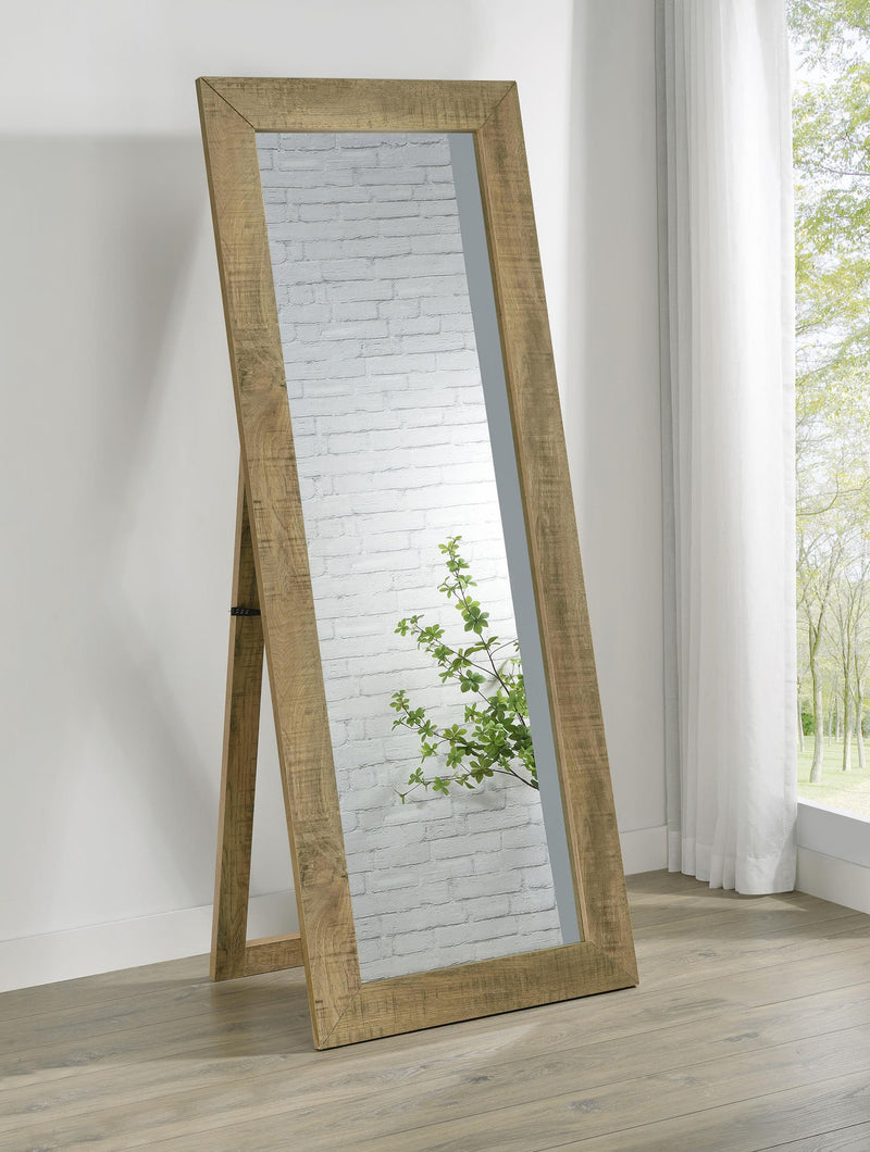 Cadence Tempered Glass Full Length Standing Mirror Mango - 961654