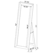 Cadence Tempered Glass Full Length Standing Mirror Mango - 961654