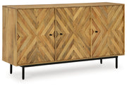 Cadewick Natural Accent Cabinet - A4000570