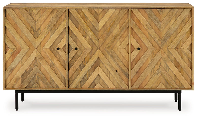 Cadewick Natural Accent Cabinet - A4000570