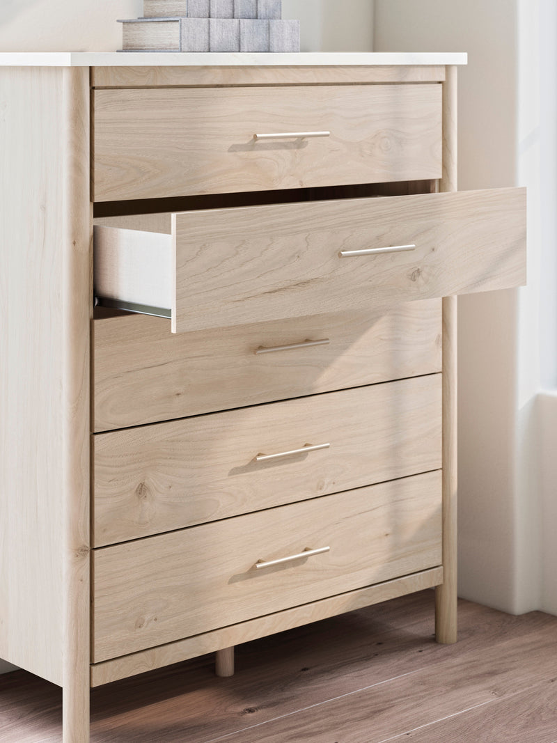 Cadmori Two - tone Upholstered Panel Bedroom Set - DMV FurnitureBedroom Set