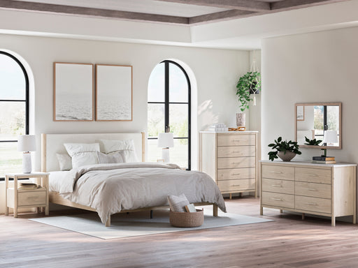 Cadmori Two - tone Upholstered Panel Bedroom Set - DMV FurnitureBedroom Set