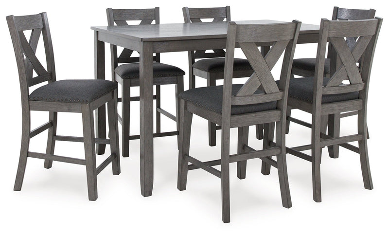 Caitbrook Counter Height Dining Table and Bar Stools (Set of 7) - DMV FurnitureCounter Height Table