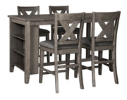 Caitbrook Gray 5 - Piece Counter Height Set - DMV FurnitureCounter Height Set