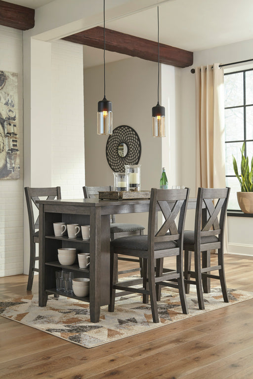 Caitbrook Gray 5 - Piece Counter Height Set - DMV FurnitureCounter Height Set