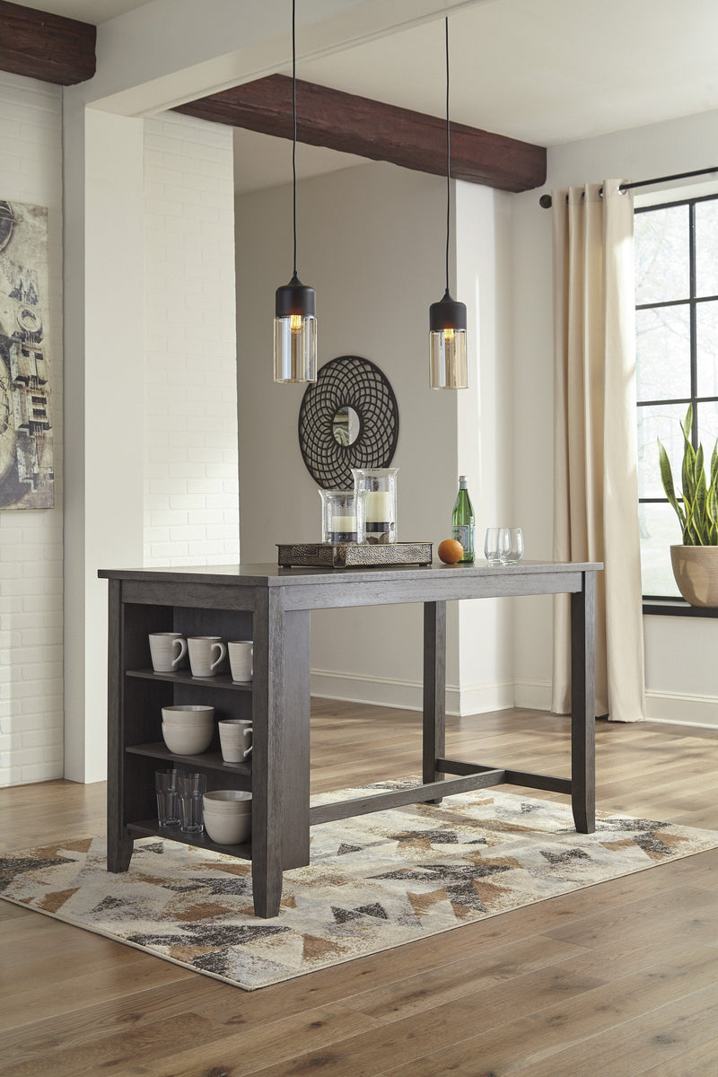 Caitbrook Gray 5 - Piece Counter Height Set w/ Stools - DMV FurnitureCounter Height Set