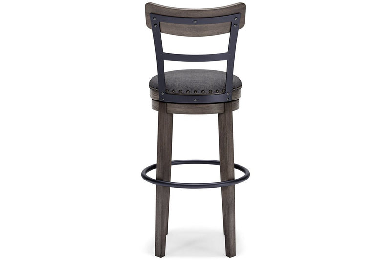 Caitbrook Gray Bar Height Bar Stool - DMV FurnitureBarstool
