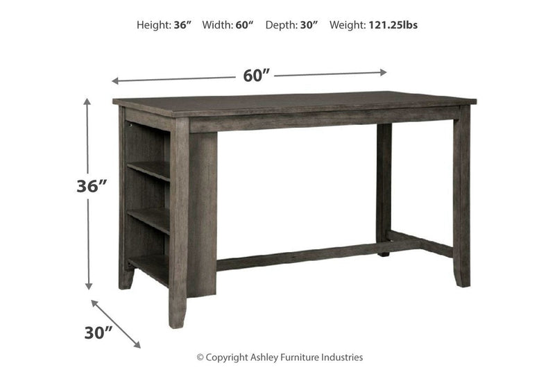 Caitbrook Gray Counter Height Dining Table - DMV FurnitureCounter Height Table