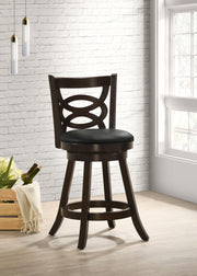 Calecita Wood Swivel Counter Stool Cappuccino (Set of 2) - 101929