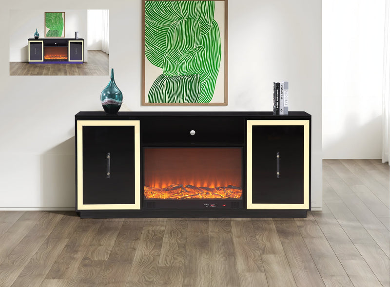 Cali Black Tv Stand - CALI-BLK-TVS