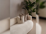 Calista 4-pieces (2 Four Seater Sofa &  2 Chair) Livingroom in Cream - 200-GAB-CAL-4411