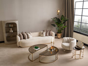 Calista Chair in Cream - 200-GAB-CAL-B