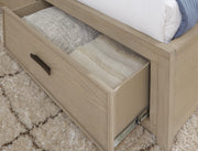Calmoro Gray Queen Bookcase Bed - B602B4