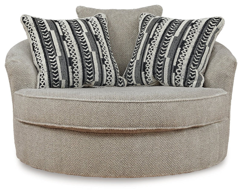 Calnita Oversized Swivel Accent Chair - DMV FurnitureChair