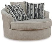 Calnita Oversized Swivel Accent Chair - DMV FurnitureChair