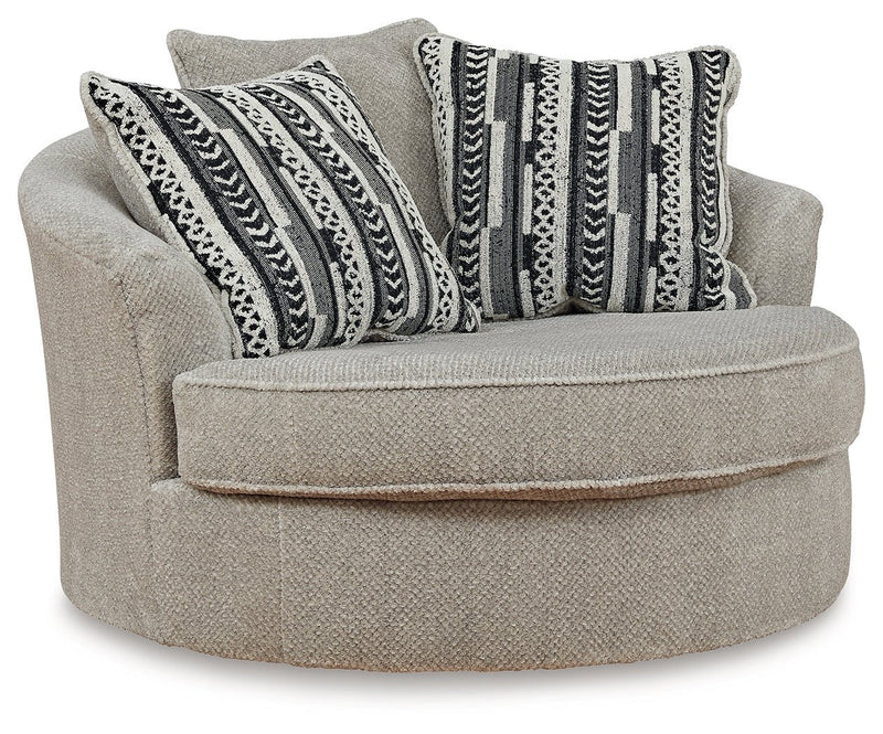 Calnita Oversized Swivel Accent Chair - DMV FurnitureChair