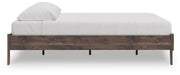 Calverson Brown King Platform Bed - EB3660-114