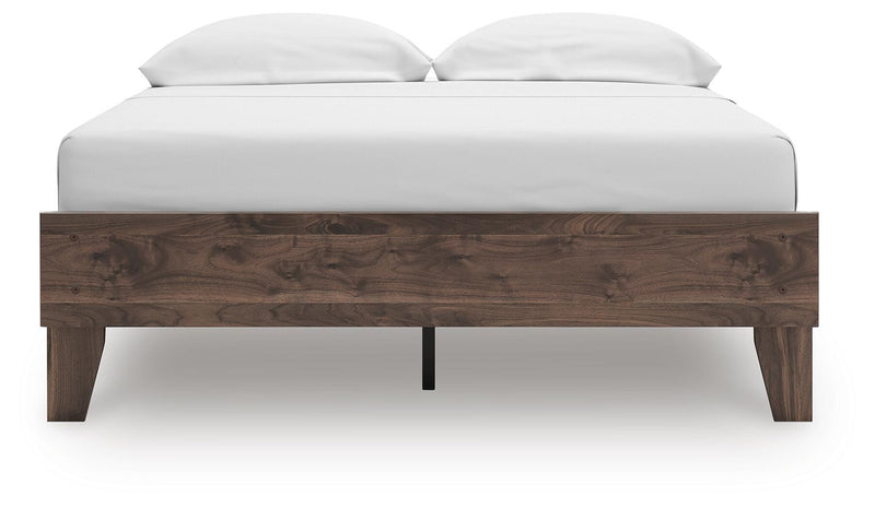 Calverson Full Platform Bed, Dresser, Chest and 2 Nightstands in Mocha - PKG017837