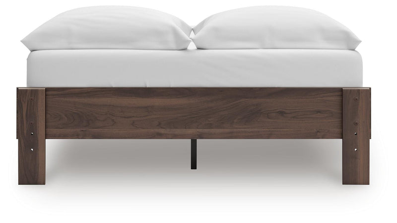 Calverson Full Platform Bed, Dresser, Chest and 2 Nightstands in Mocha - PKG017837