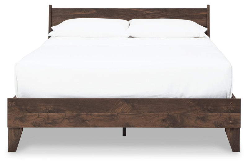 Calverson Mocha Full Panel Platform Bed - DMV FurnitureFull Bed