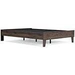 Calverson Mocha Full Platform Bed - DMV FurnitureFull Bed