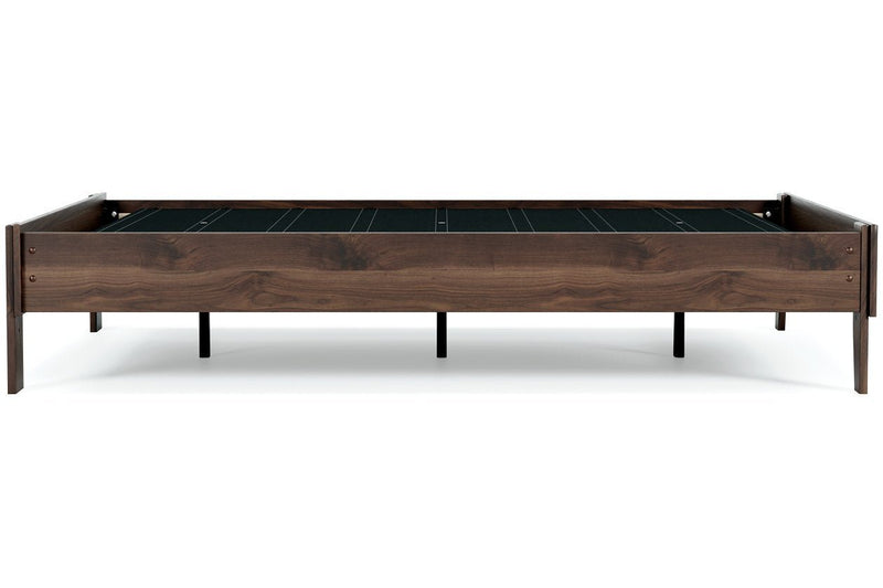 Calverson Mocha Full Platform Bed - DMV FurnitureFull Bed