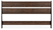 Calverson Queen Panel Headboard, Dresser and 2 Nightstands in Mocha - PKG017861