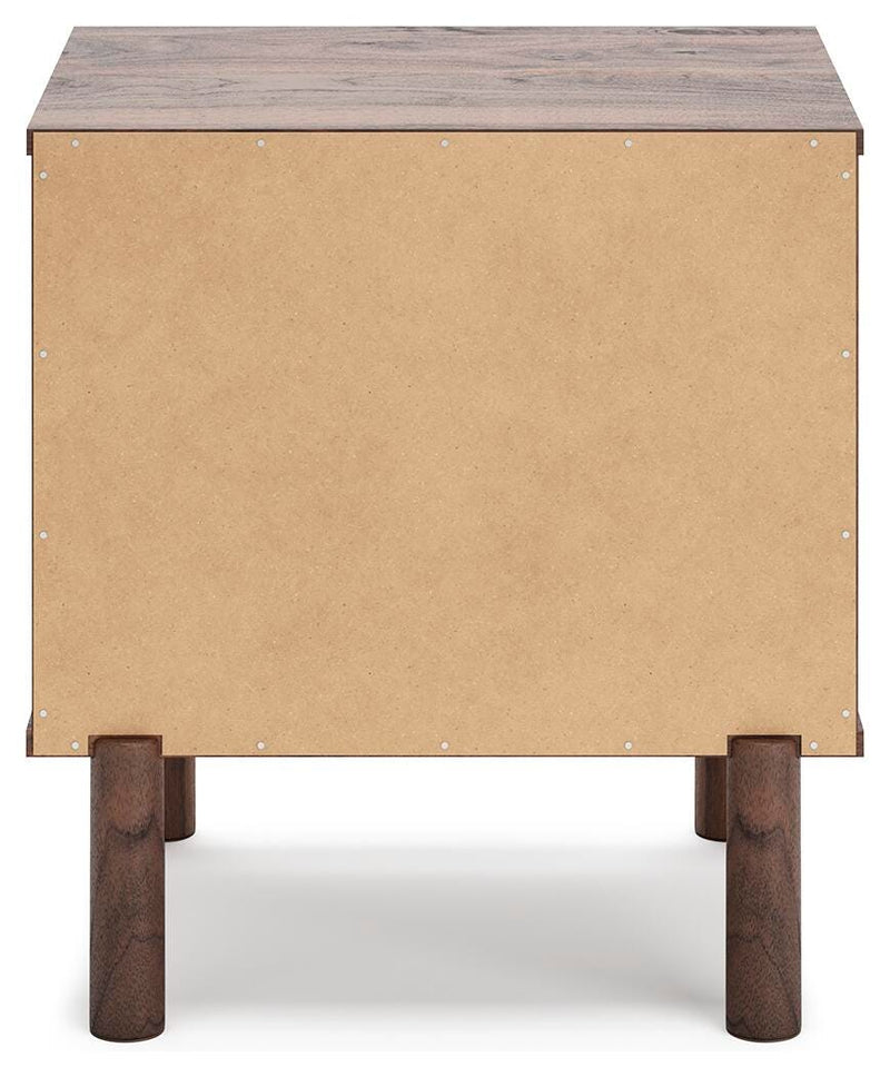 Calverson Queen Panel Headboard, Dresser and 2 Nightstands in Mocha - PKG017861