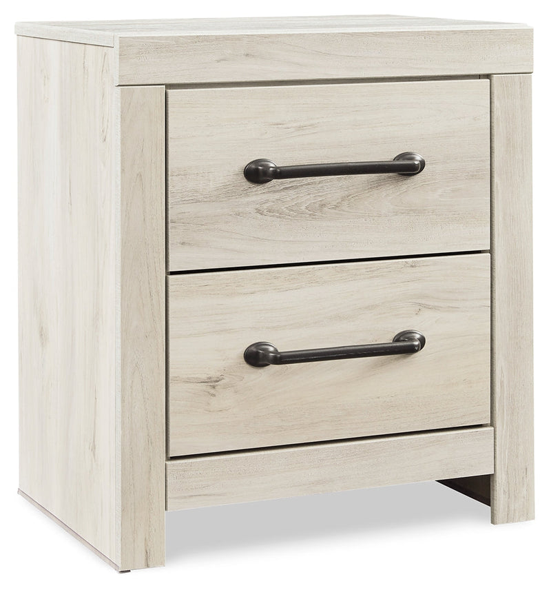 Cambeck King Panel Bed with Dresser and Nightstand in Whitewash - PKG019213
