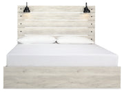 Cambeck Queen Panel Bed with Dresser and Nightstand in Whitewash - PKG019210