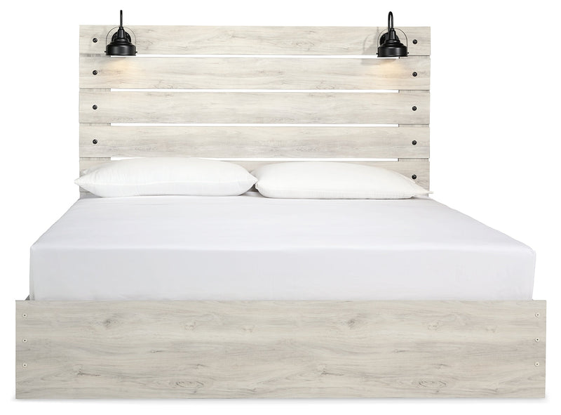 Cambeck Queen Panel Bed with Dresser and Nightstand in Whitewash - PKG019210