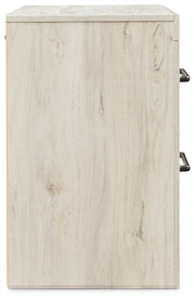 Cambeck Twin Panel Bed with Dresser and Nightstand in Whitewash - PKG019211