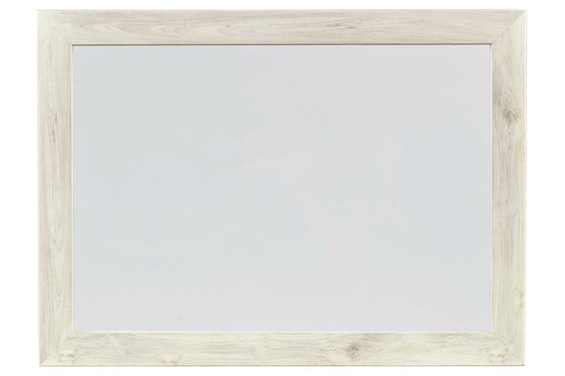 Cambeck Whitewash Bedroom Mirror - DMV FurnitureMirror