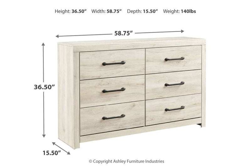 Cambeck Whitewash Dresser - DMV FurnitureDresser