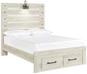 Cambeck Whitewash Full Footboard Storage Bed - DMV FurnitureFull Bed