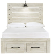 Cambeck Whitewash Full Footboard Storage Bed - DMV FurnitureFull Bed