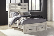 Cambeck Whitewash Full Footboard Storage Bed - DMV FurnitureFull Bed