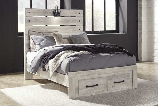 Cambeck Whitewash Full Footboard Storage Bed - DMV FurnitureFull Bed