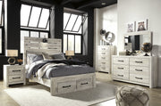 Cambeck Whitewash Full Footboard Storage Bedroom Set - DMV FurnitureYouth Bedroom Set