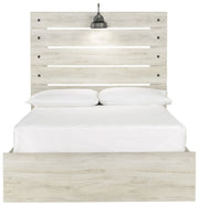 Cambeck Whitewash Full Side Storage Platform Bed - DMV FurnitureFull Bed