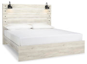 Cambeck Whitewash King Panel Bed, Dresser and 2 Nightstands - B192B117